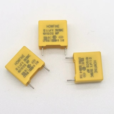 Resistencia-capacitorce, condensador 0.1uF/275V/310V del voltaje de la reducción tamaño pequeño