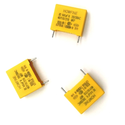 MPX 474K 310VAC P15mm L4mm del condensador del voltaje de la reducción