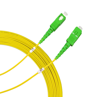 Cordón de remiendo a una cara del cable de fribra óptica