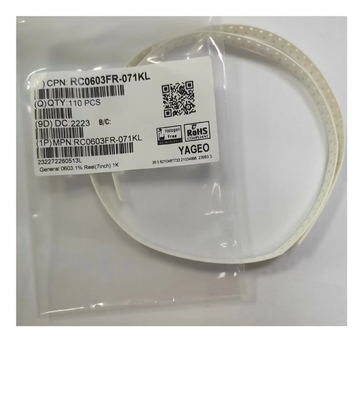 Fines generales de alta frecuencia 1KΩ de Chip Resistors 0603 de la película gruesa del circuito