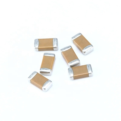 condensadores de cerámica de múltiples capas MLCC 0603105K/25V X7R de 1.0uF SMD