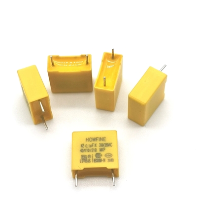 Resistencia-capacitorce, condensador 0.1uF/275V/310V del voltaje de la reducción tamaño pequeño