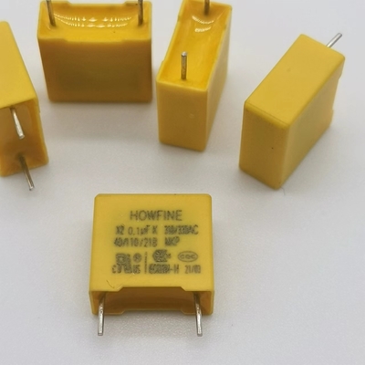 Resistencia-capacitorce, condensador 0.1uF/275V/310V del voltaje de la reducción tamaño pequeño