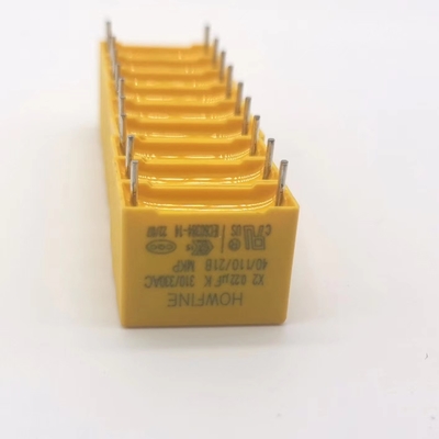 Resistencia-capacitorce, condensador 0.22uF/275V/310V/330V del voltaje de la reducción