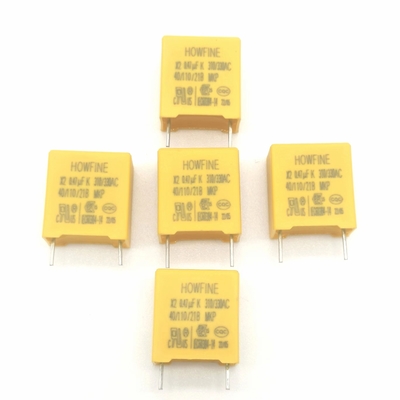 MPX 474K 310VAC P10mm L4mm del condensador del voltaje de la reducción