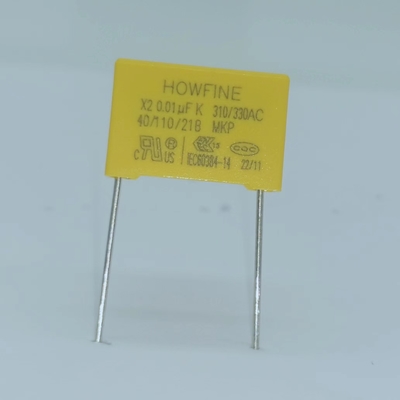 Condensador antiinterferencias film polipropileno 103K/310V P15mm para LED