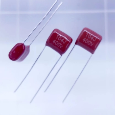 Impresión por láser metalizada de Mini Capacitor CL21X 104J400V de la película de poliéster