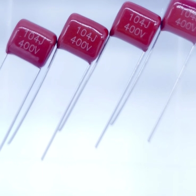 Impresión por láser metalizada de Mini Capacitor CL21X 104J400V de la película de poliéster