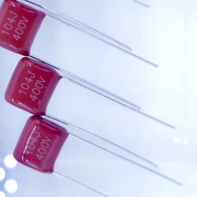 Impresión por láser metalizada de Mini Capacitor CL21X 104J400V de la película de poliéster