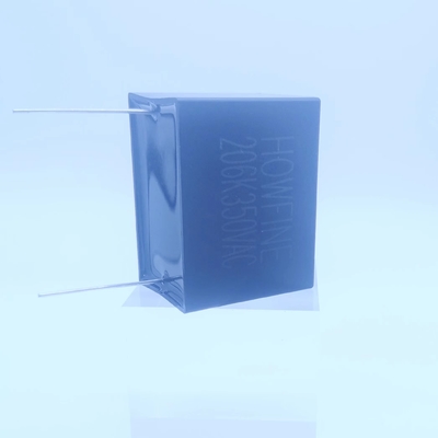 Condensadores de motor de CA de 20uF, 350VAC, negro para dispositivo que comienza especial