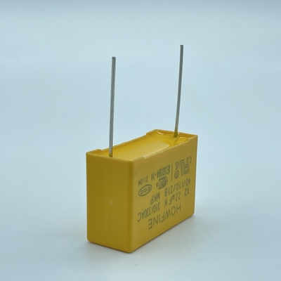225K/310V amarillo metalizó el condensador de la película del polipropileno impermeable